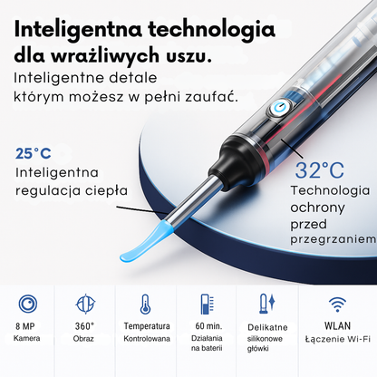 EarBuddy™ - Inteligentny Czyścik do Uszu