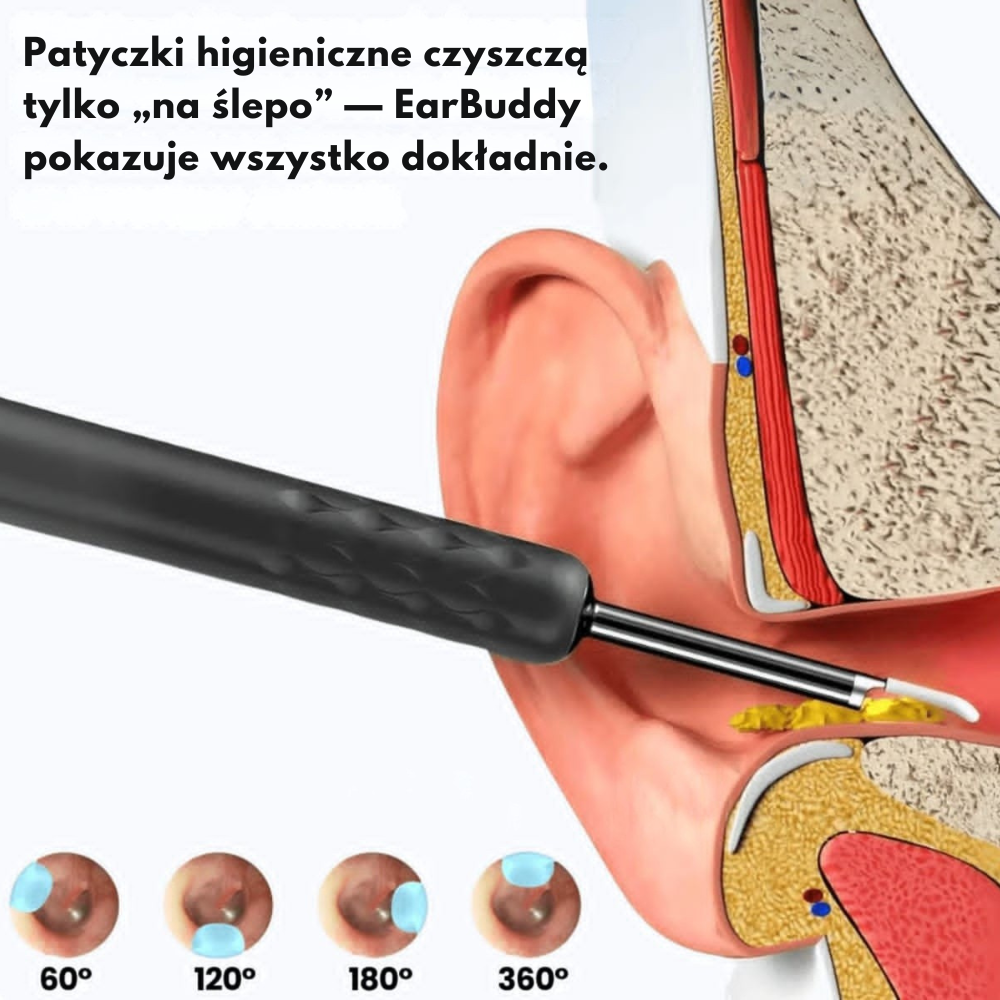 EarBuddy™ - Inteligentny Czyścik do Uszu